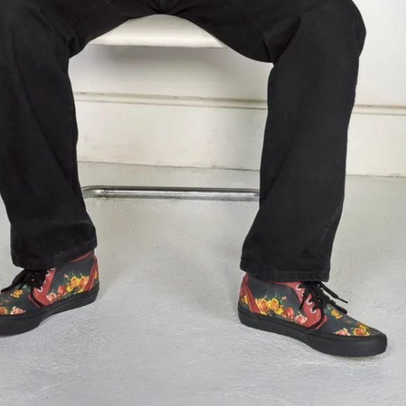 VANS X SUPREME X JEAN PAUL GAULTIER collab Chukka Pro Sneaker Men's 12 red black - Picture 5 of 13